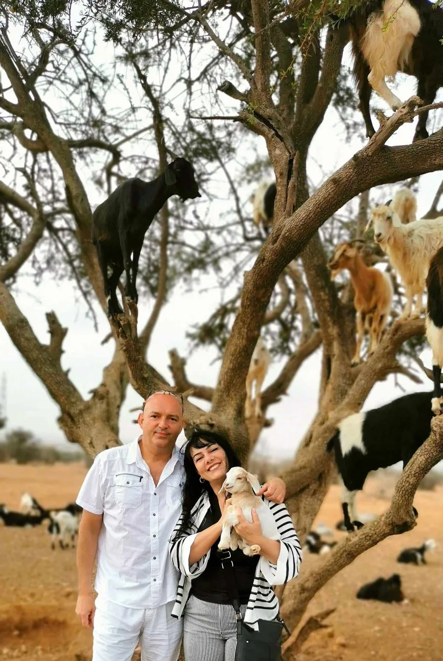 Patrícia e Artur em viagem ao Marrocos